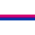 Bisexual flag ultrawide banner for profile covers